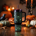 Stanley Quencher H2.0 40oz Halloween Web Glow Tumbler with Handle & Straw New